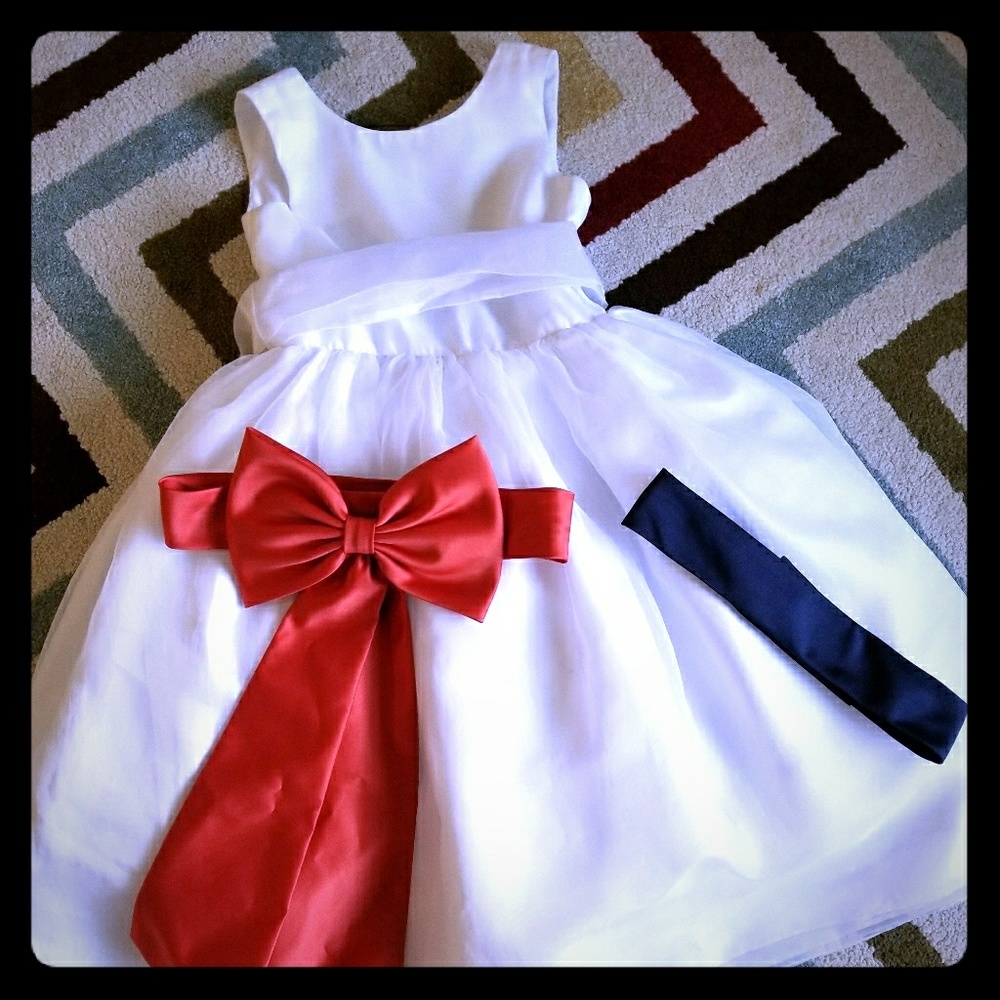 White Flower Girl Dress